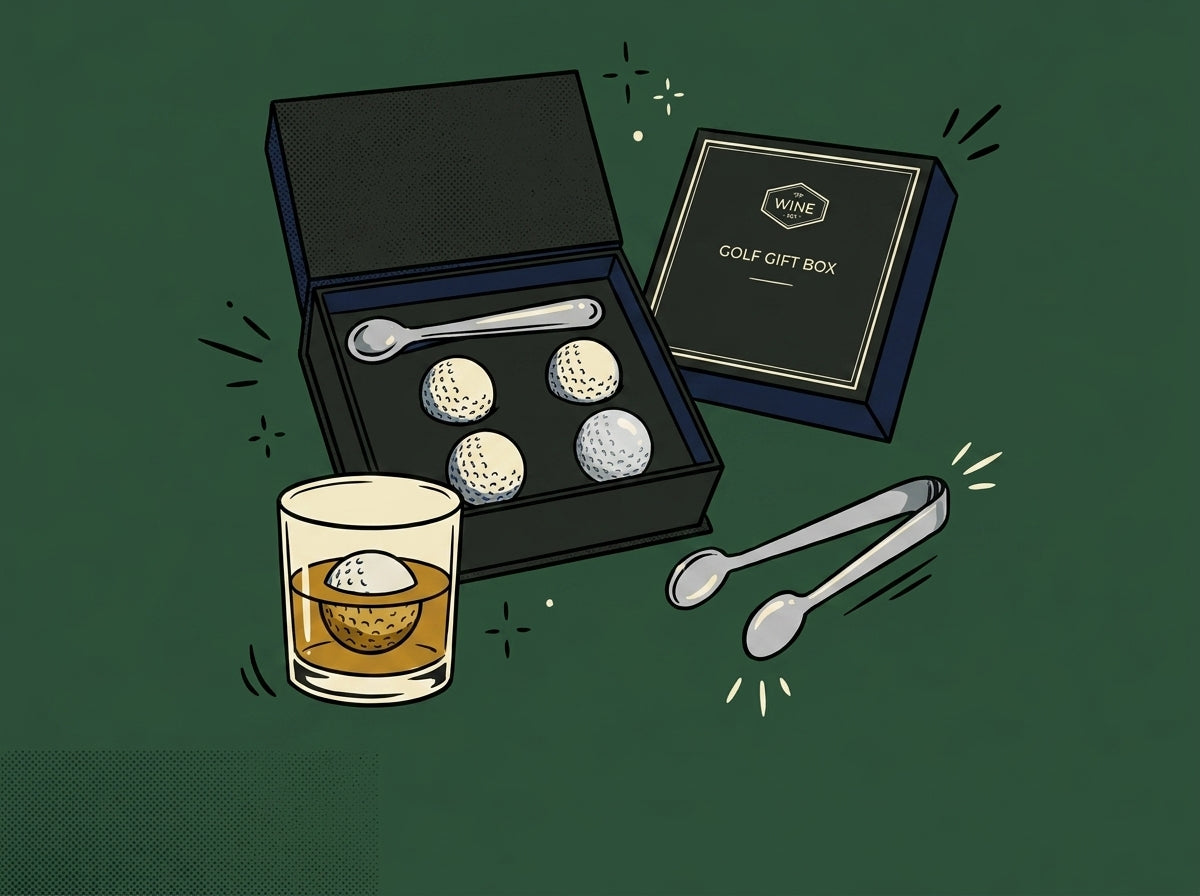 Cartoon golf-ball-whiskey-coolers-pack-of-5