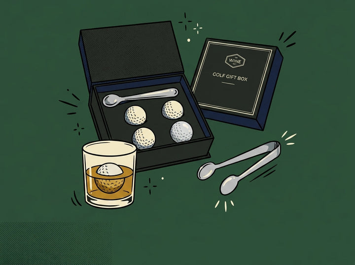 Cartoon golf-ball-whiskey-coolers-pack-of-5