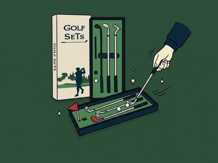 Cartoon juboury-mini-desktop-golf-pen-gift-set-with-putting-green-fl