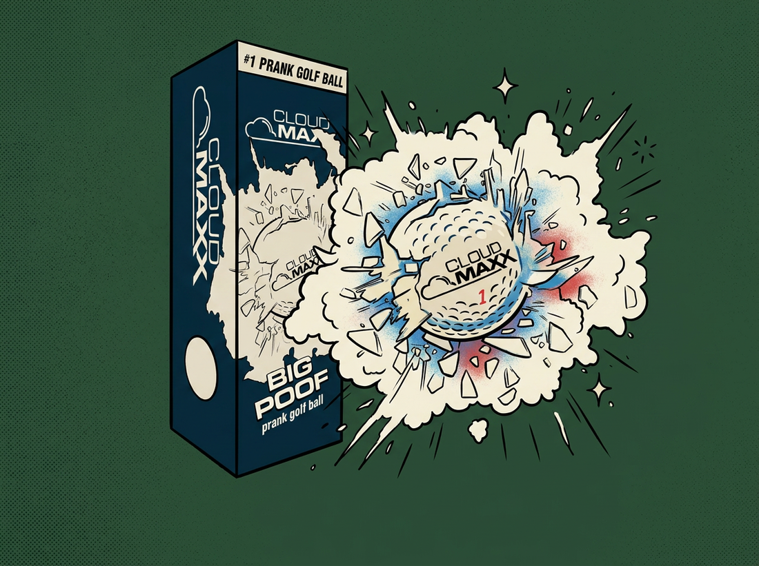 Cartoon laughing-smith-prank-golf-balls-funny-exploding-golf-ball-tr