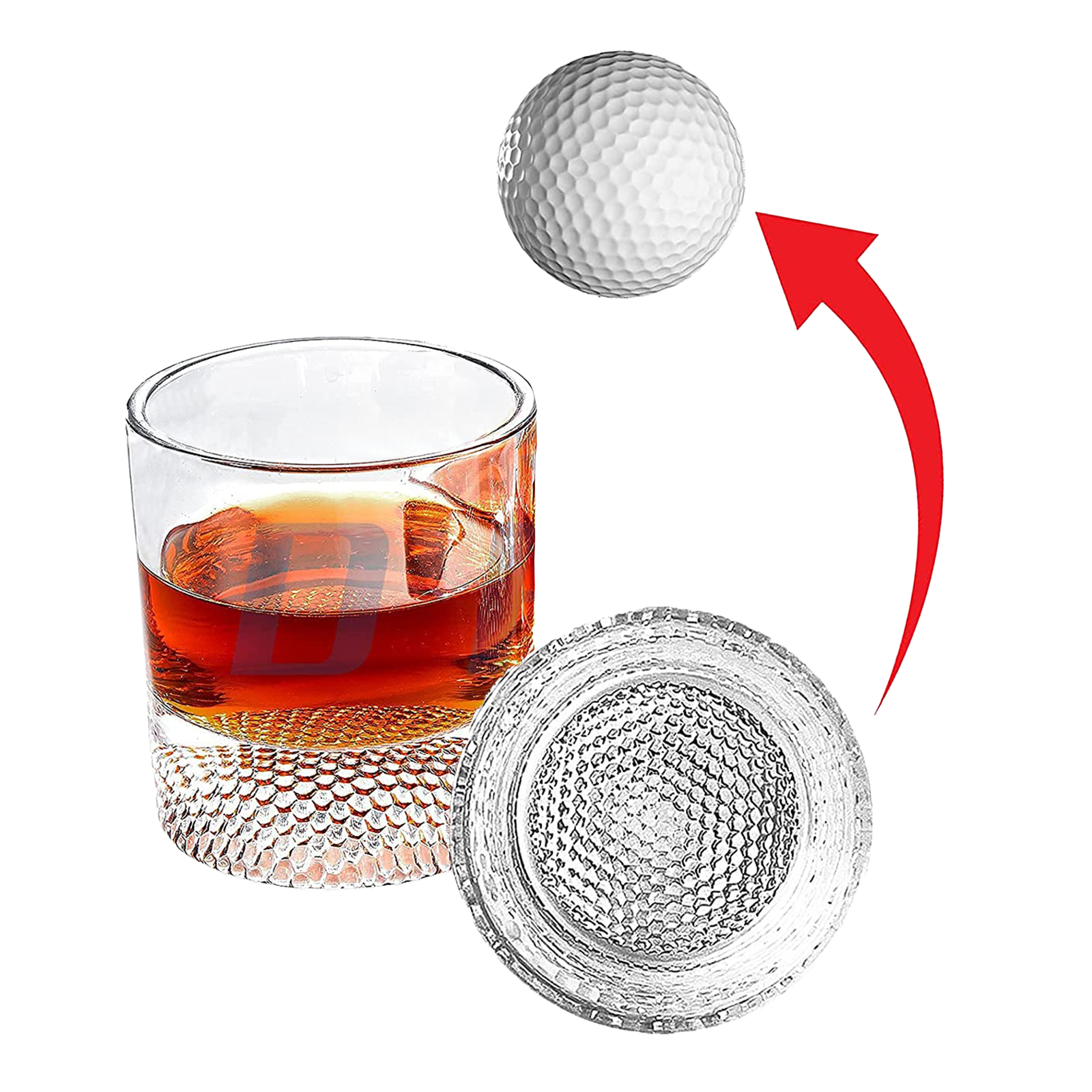 Golf Ball Whiskey Glasses