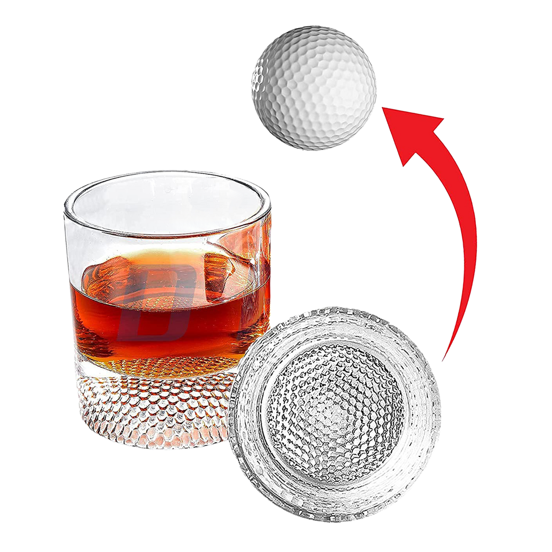 Golf Ball Whiskey Glasses