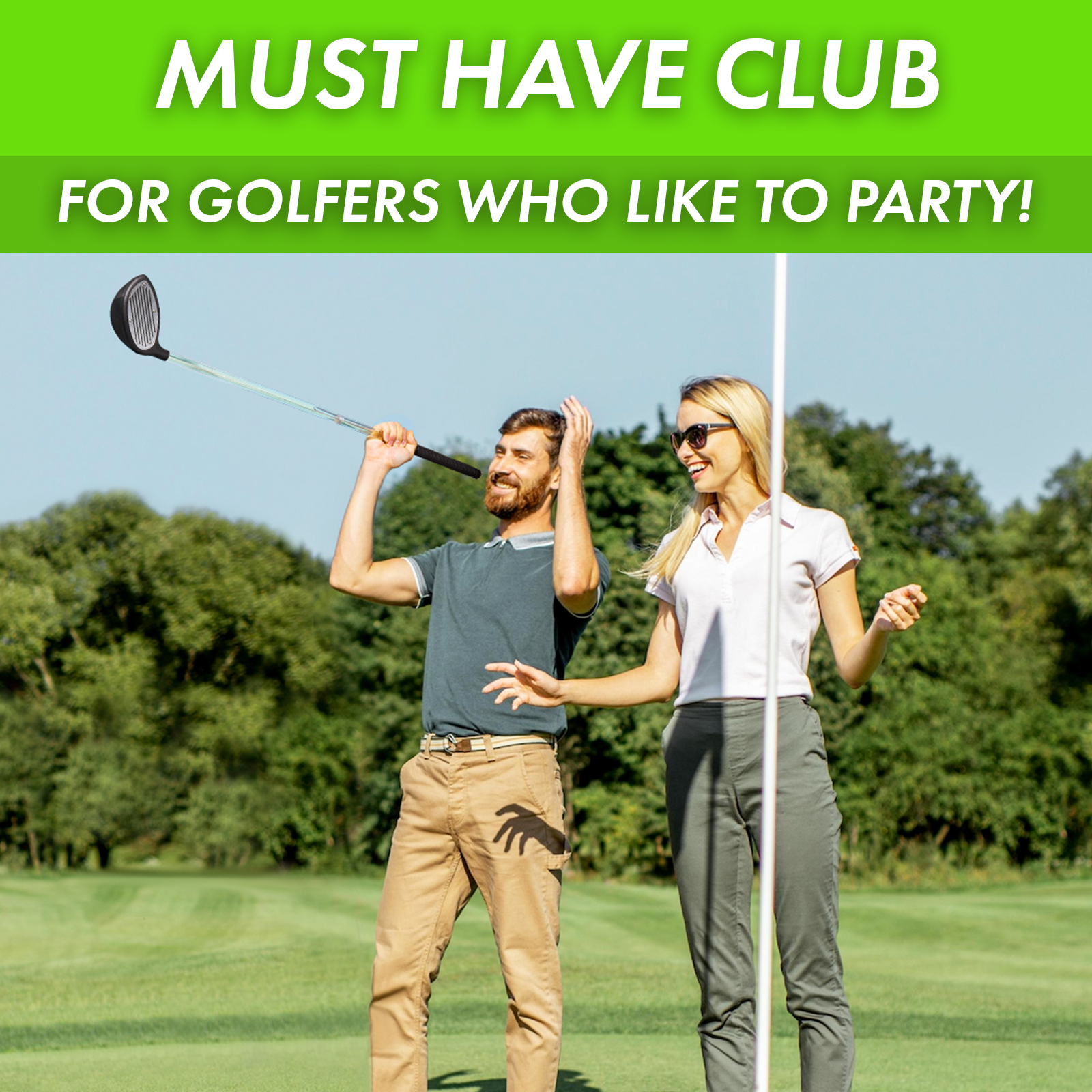 Golf Beer Bong Club