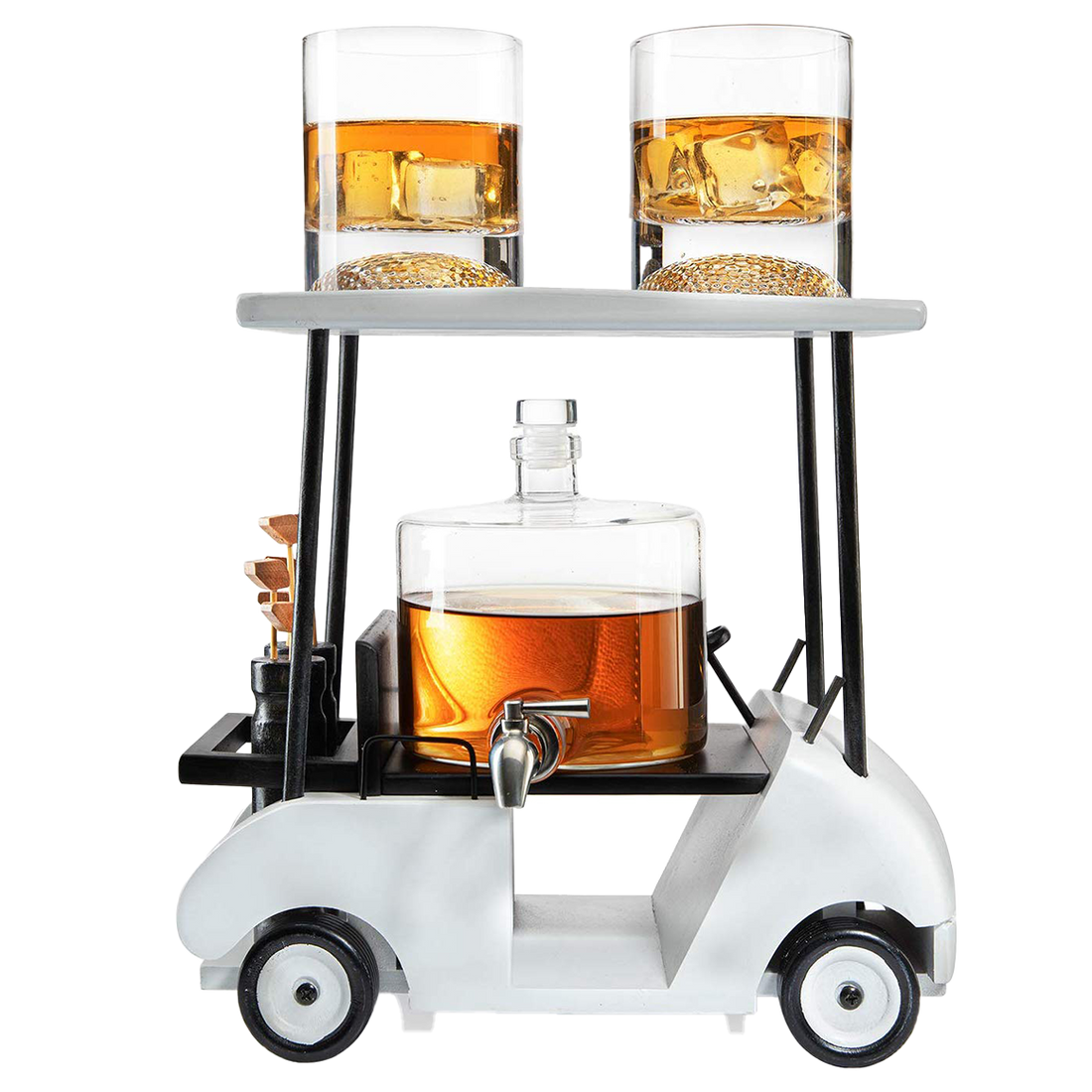 Golf Whiskey Decanter Set