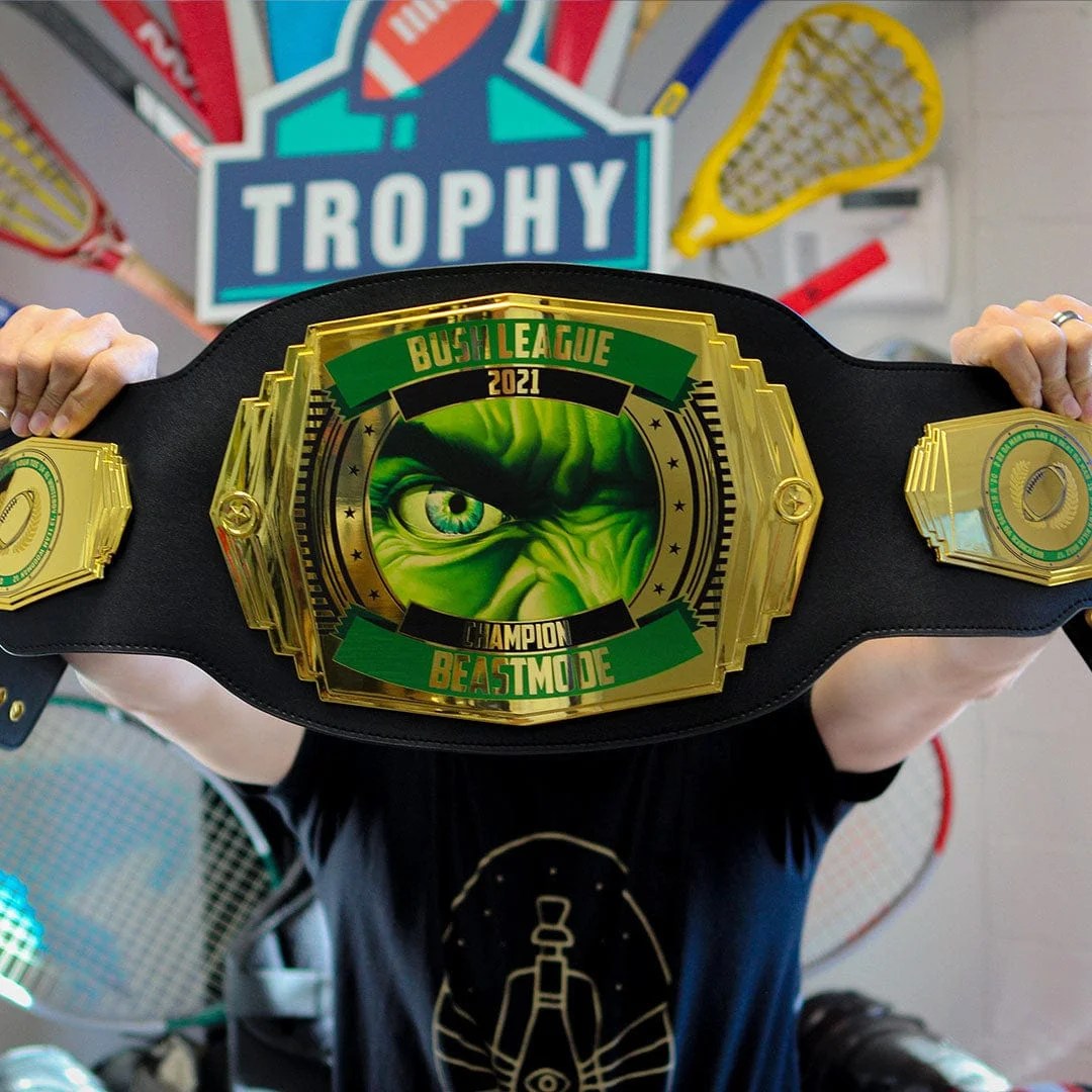 Trophysmack Golf 6lb Customizable Championship Belt 53110733537648