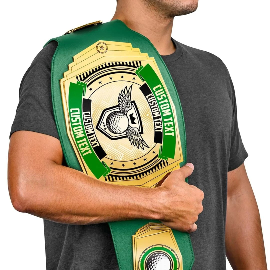 Trophysmack Golf 6lb Customizable Championship Belt 53118876975472