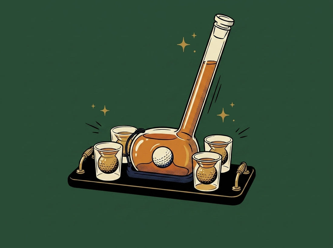 Cartoon whiskey-decanter