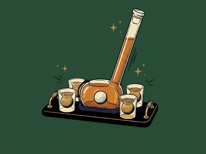 Cartoon whiskey-decanter